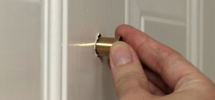 peephole door repair in Salida